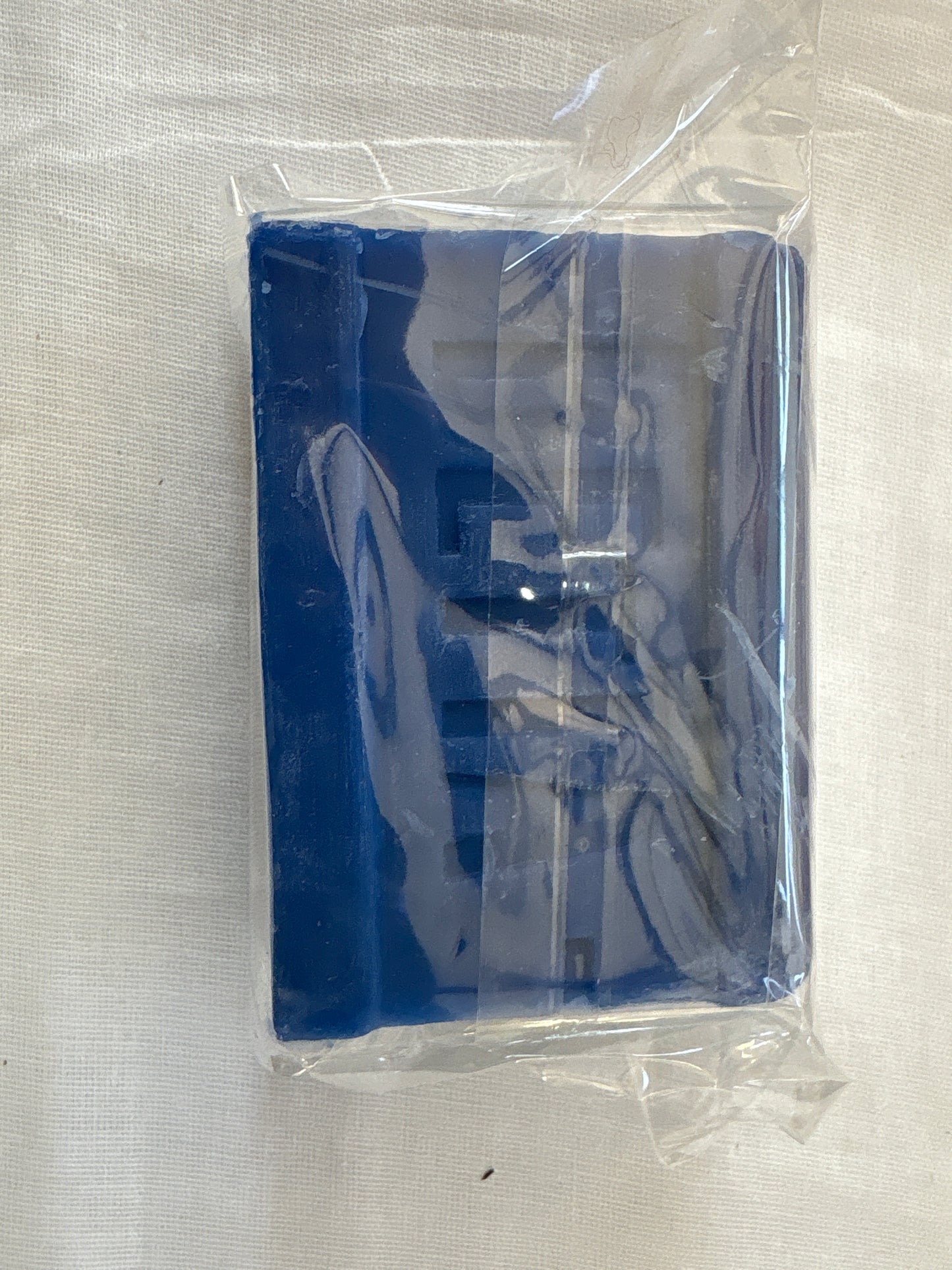 Blauwe zeep