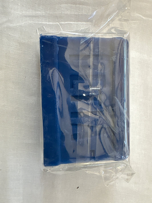 Blauwe zeep