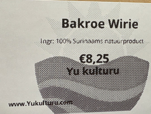 Bakroe wirie ( gedroogd)