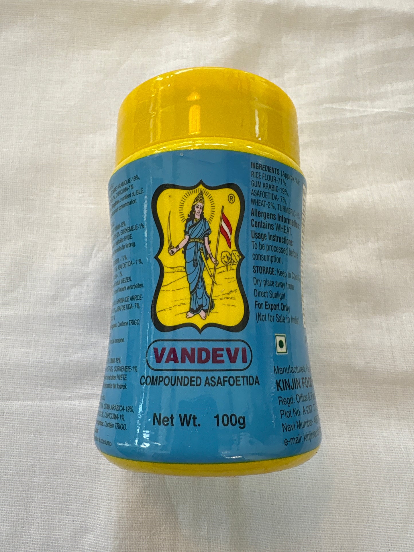 Asafoetida poeder yellow powder 100gr